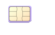SIM Card going into phone