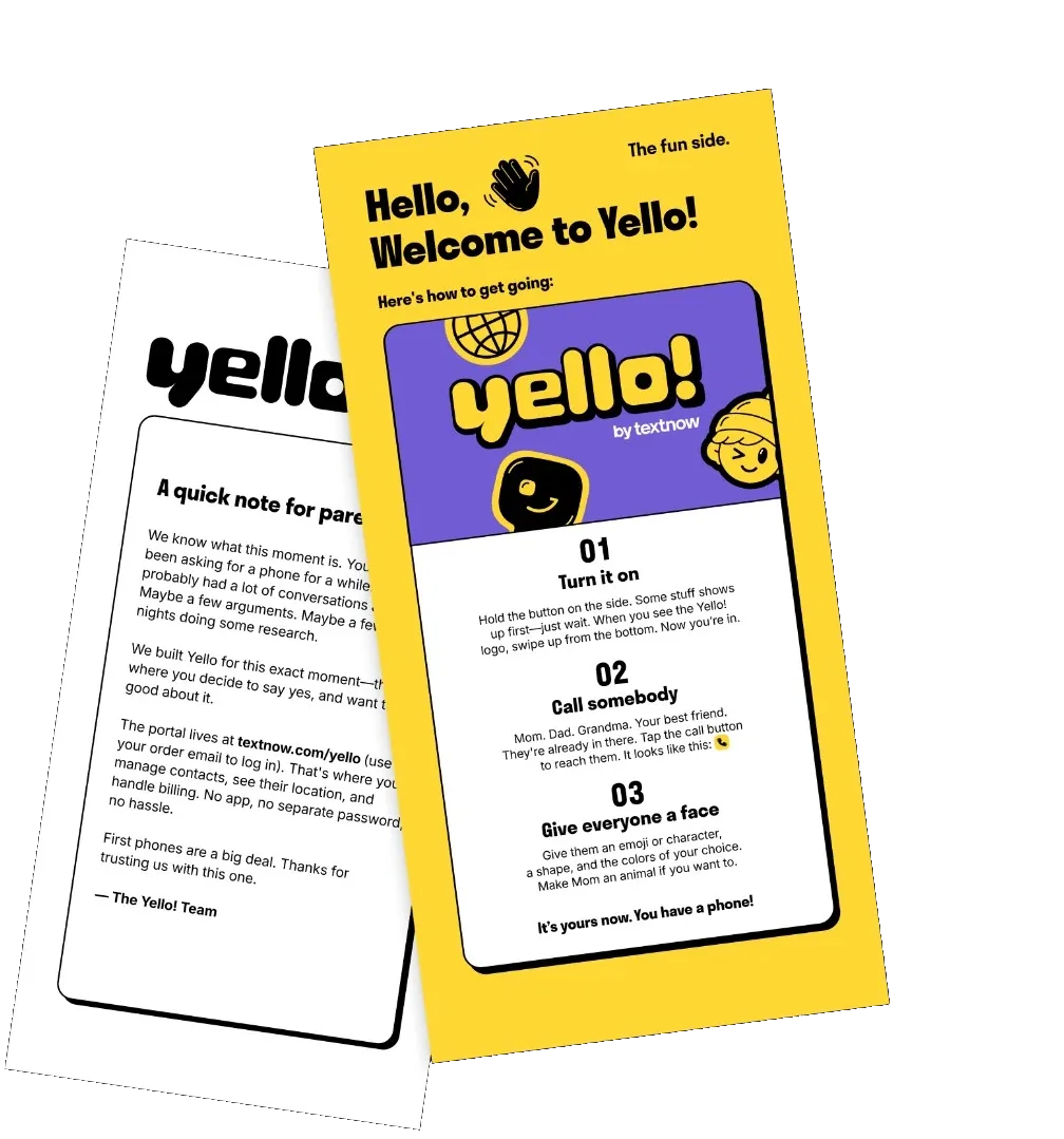 Quick Start Guide cards